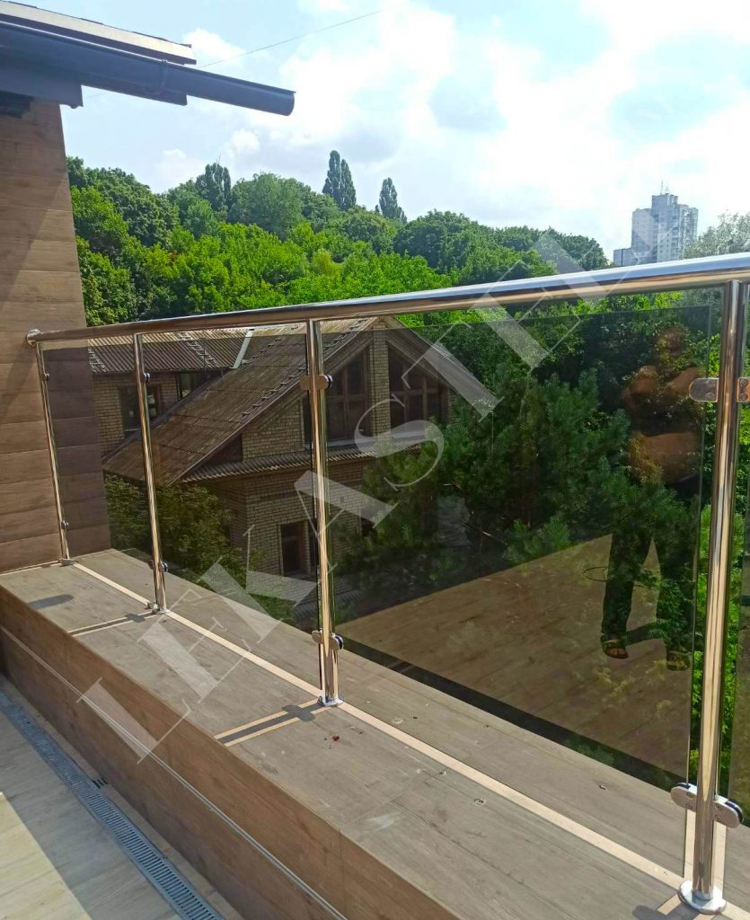 скляні перила на терасу, фото 13