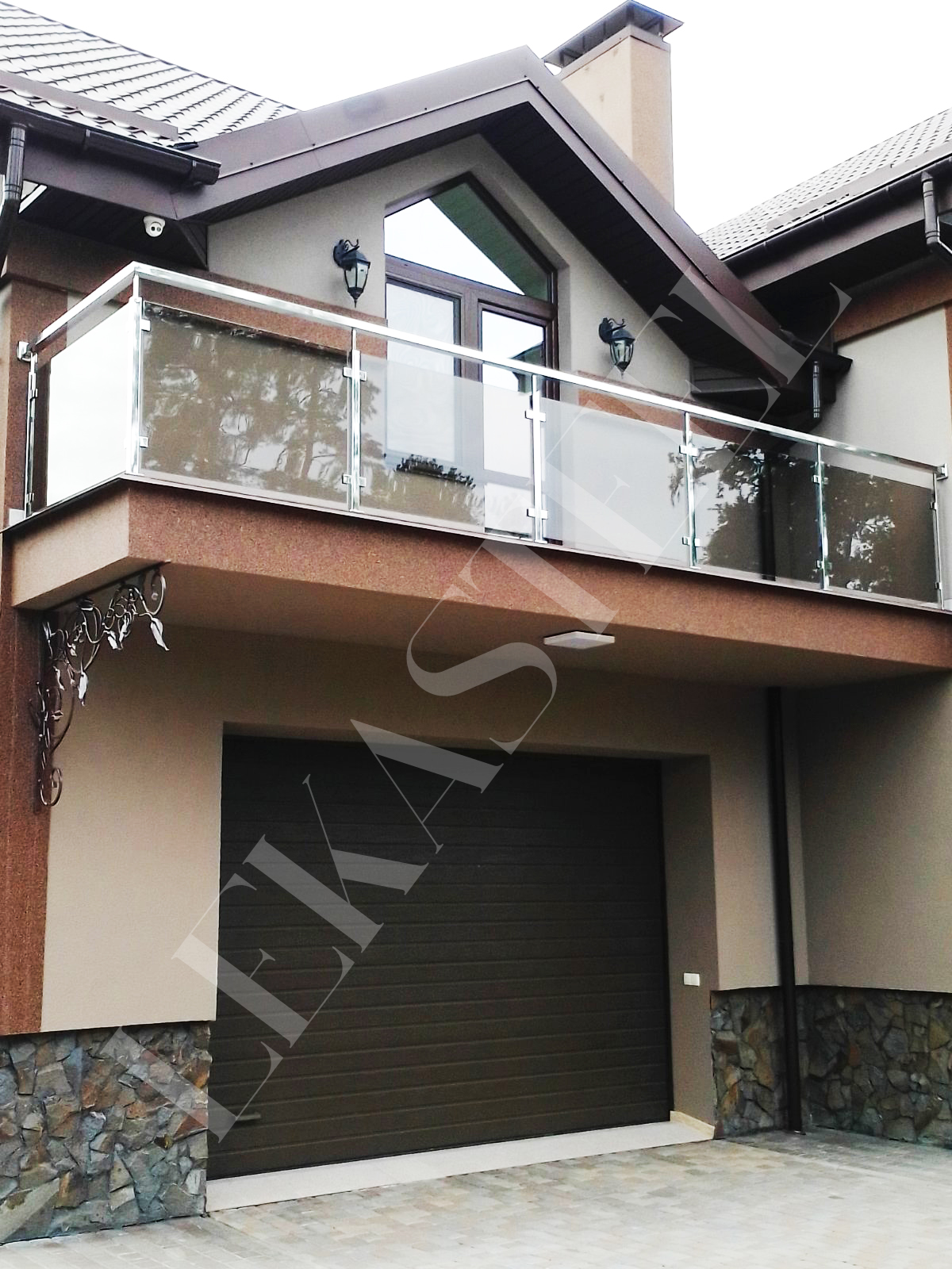 скляні перила на балкон, фото 6