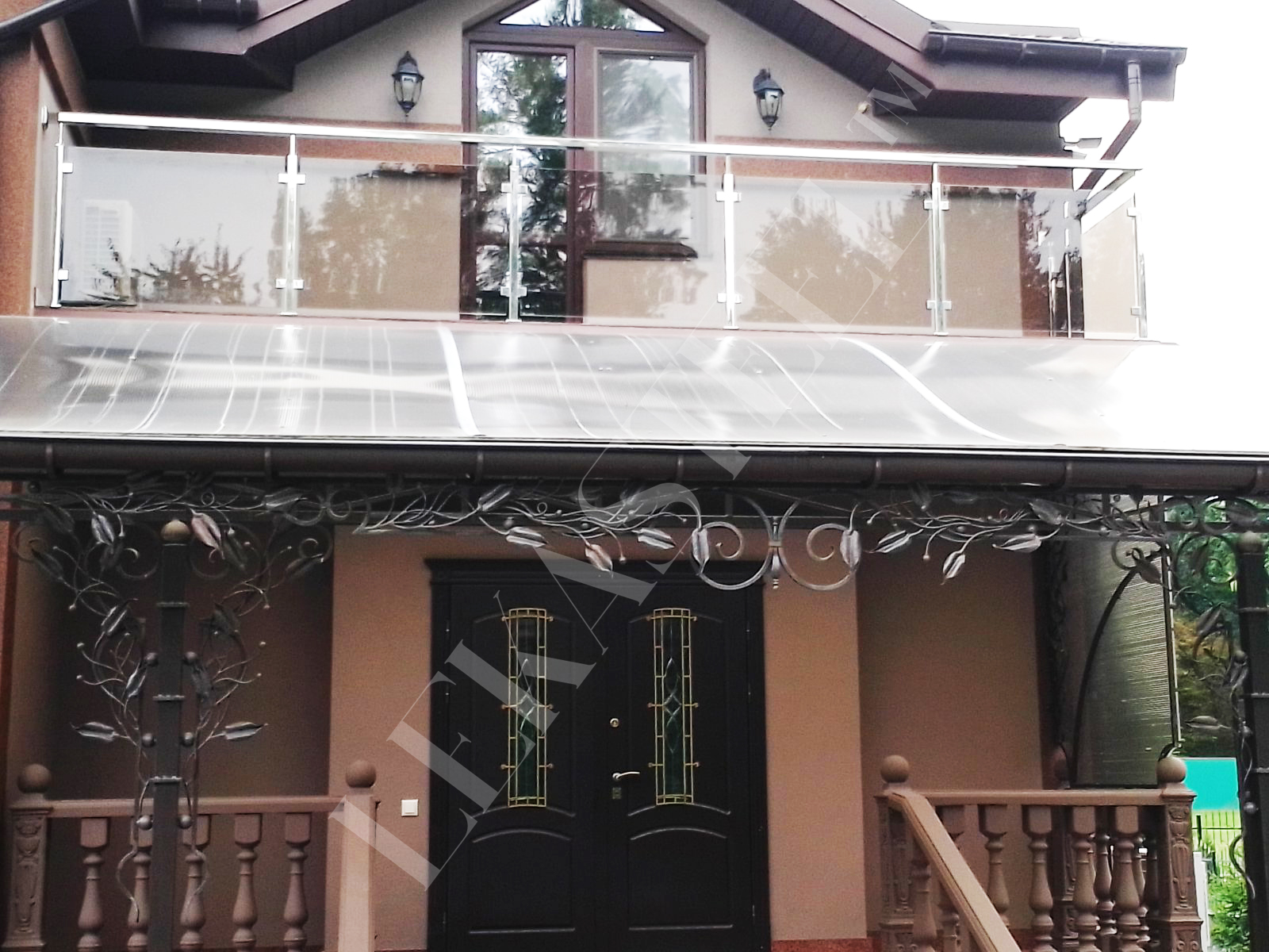 скляні перила на балкон, фото 5