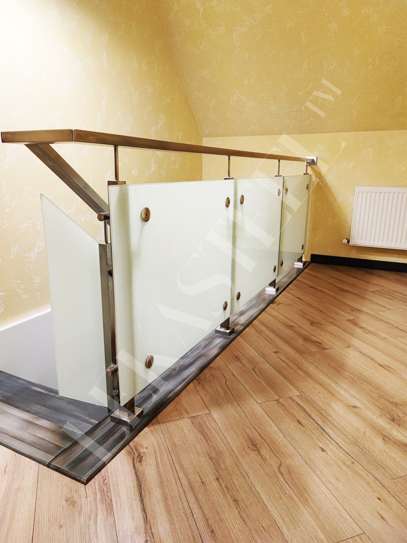 скляні перила на сходи, фото 3