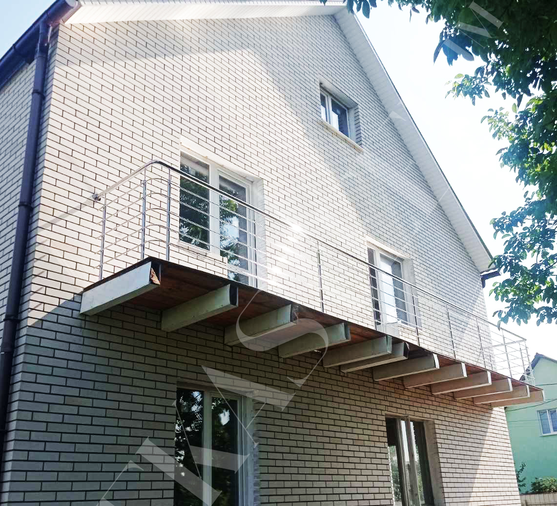 заказать перила на балкон из нержавейки