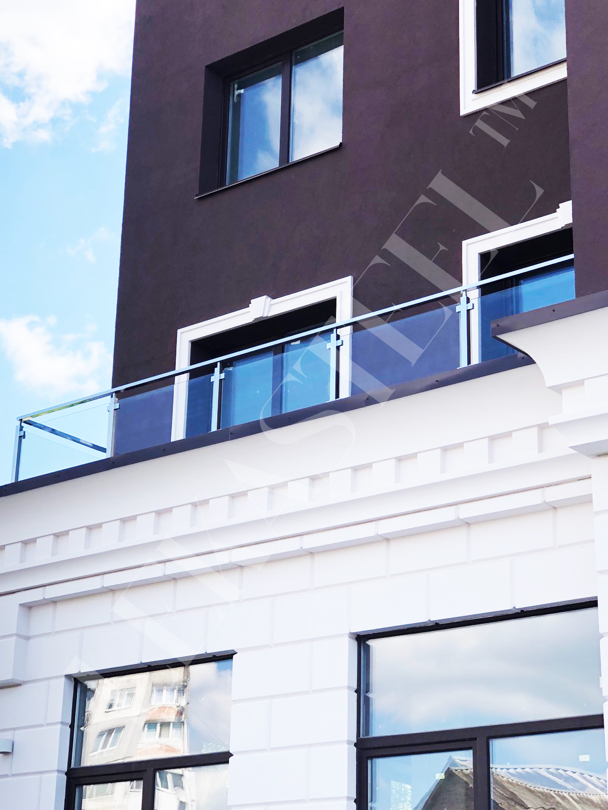 скляні перила для тераси, фото 6