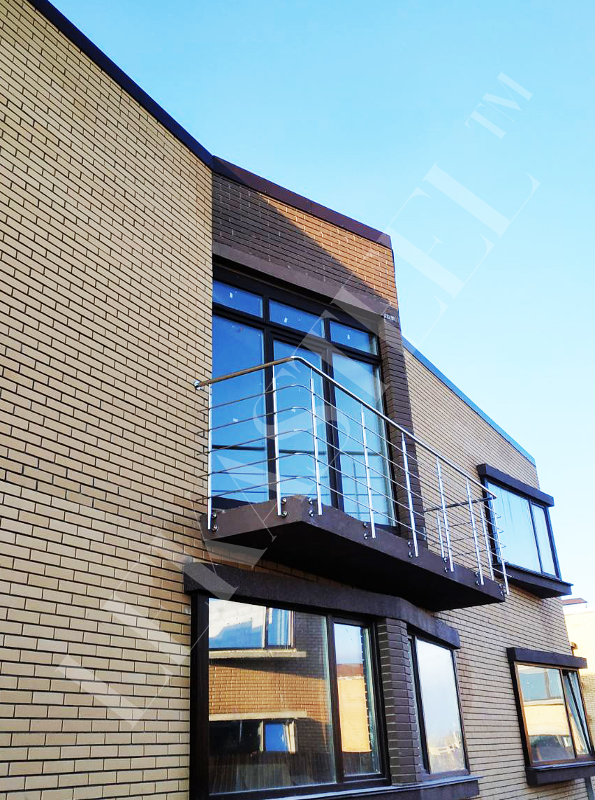 перила на балкон из нержавеющей стали лучшая цена