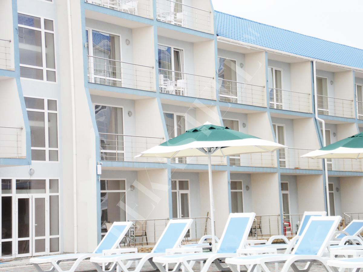 металеві перила на терасу, перила на терасу з металу (нержавіюча сталь), фото 8