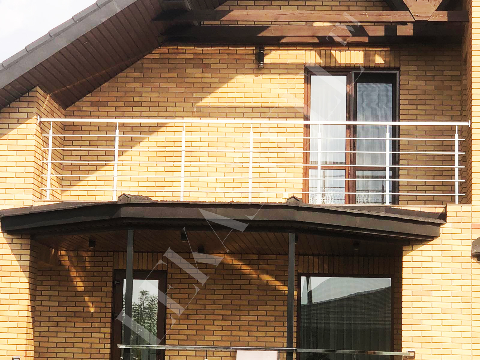 перила на балкон з нержавійки, фото 6