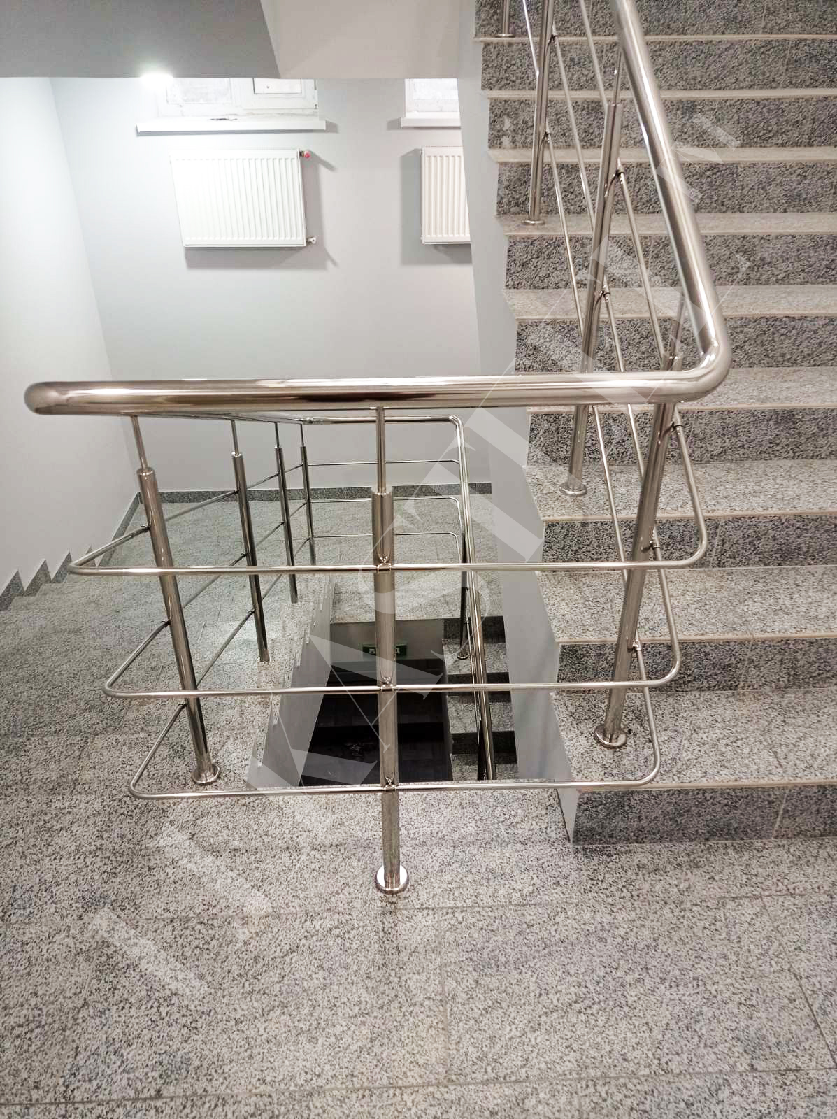 металеві перила на сходи з нержавійки, перила для сходів з нержавіючої сталі, фото 46