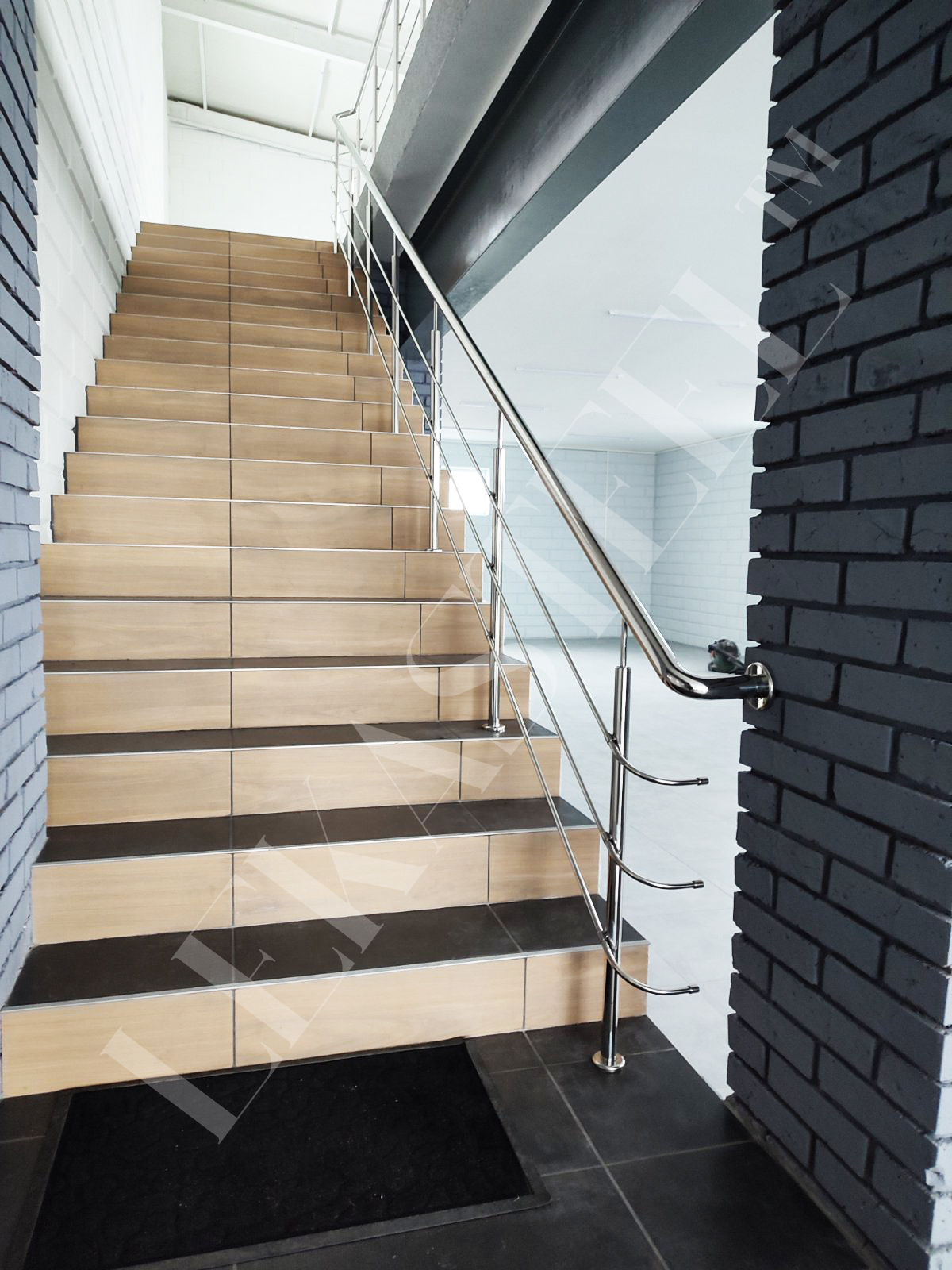 перила на сходи з нержавійки, фото 15