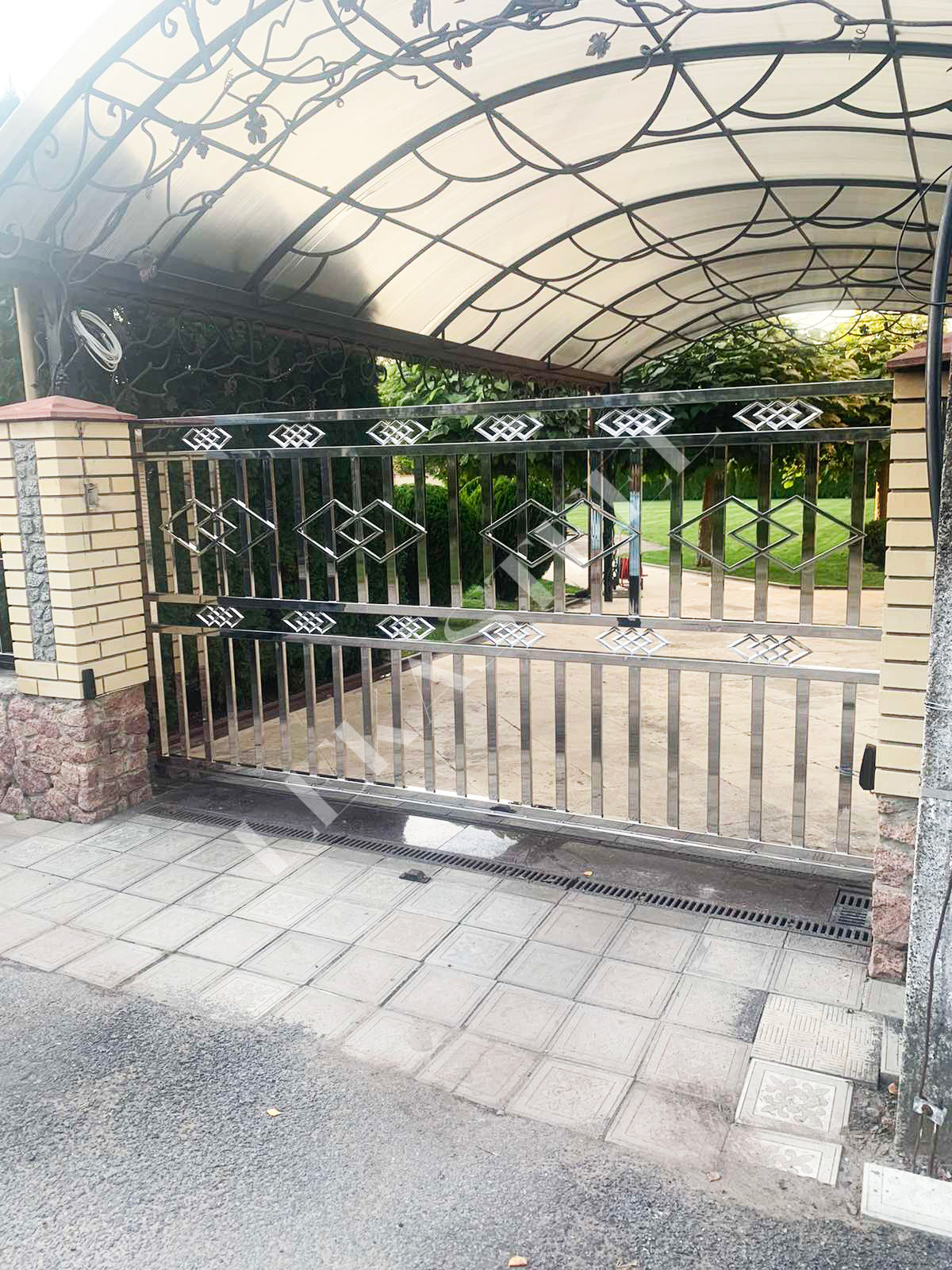 ворота з нержавійки, фото 9