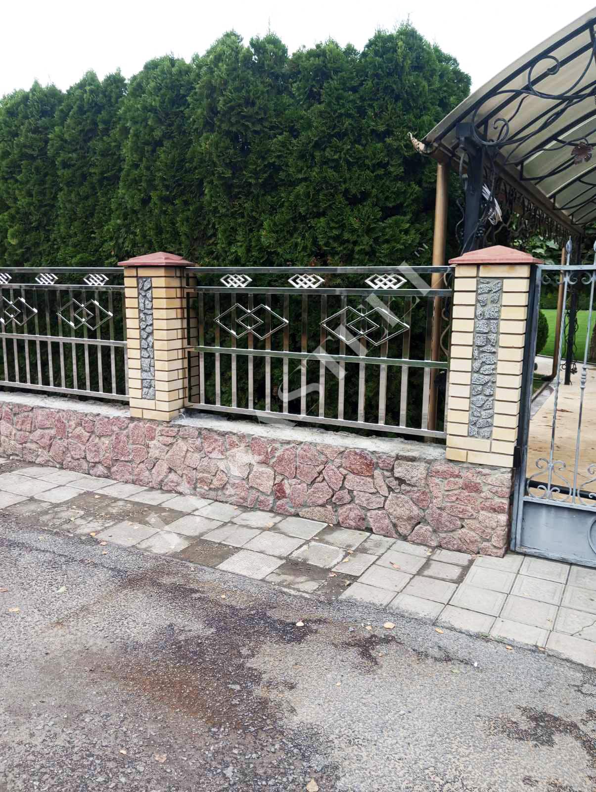 забор з нержавійки, фото 4