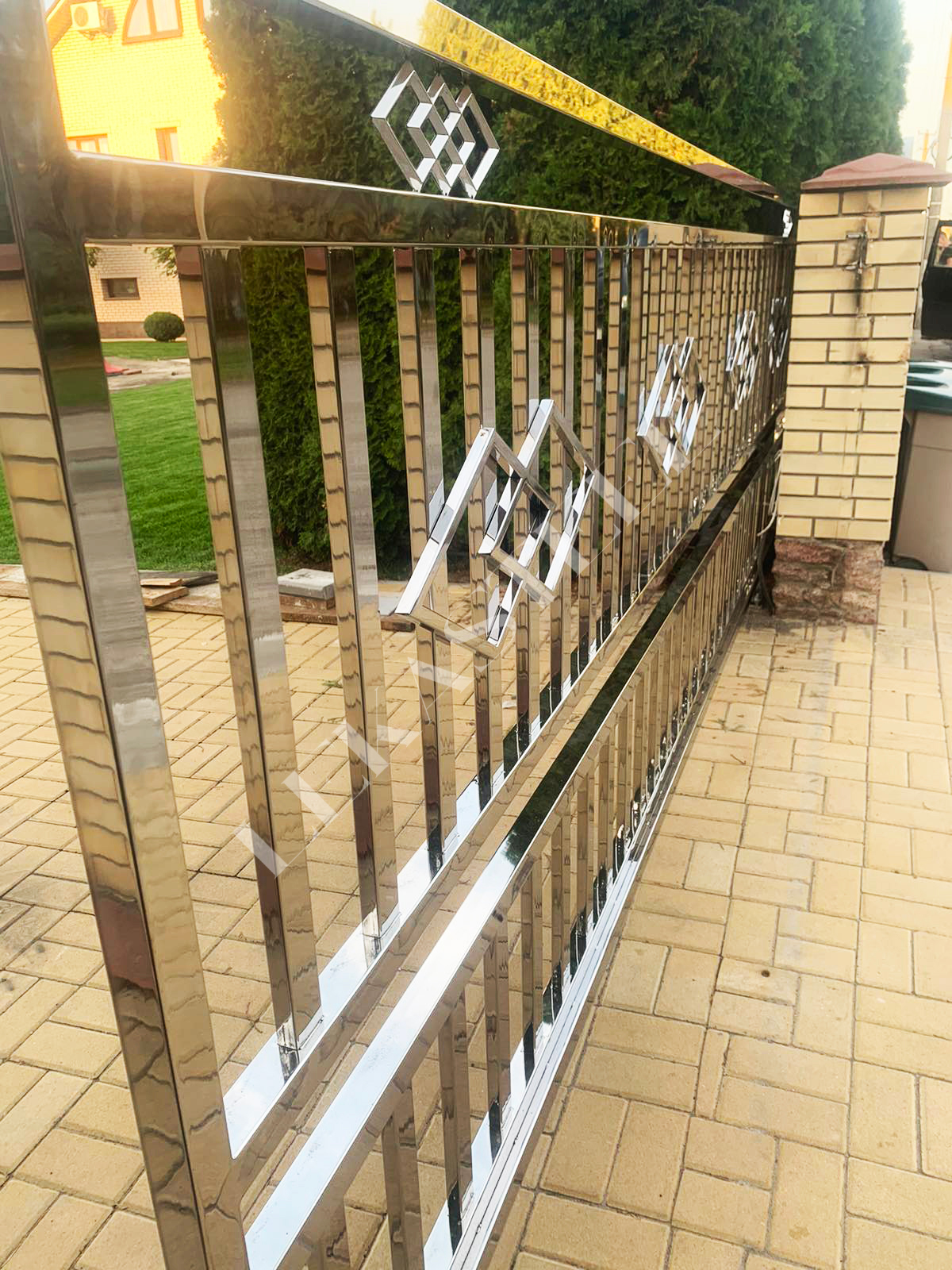 ворота з нержавійки, фото 6