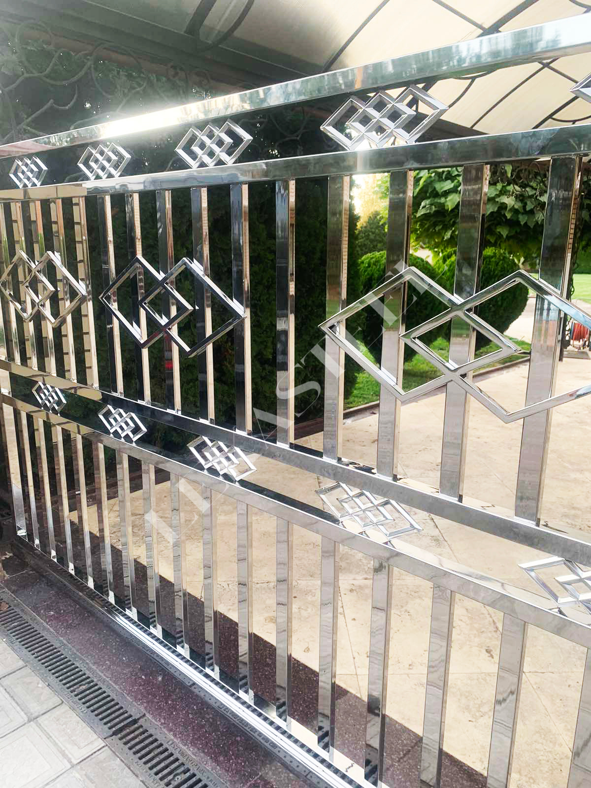 ворота з нержавійки, фото 1