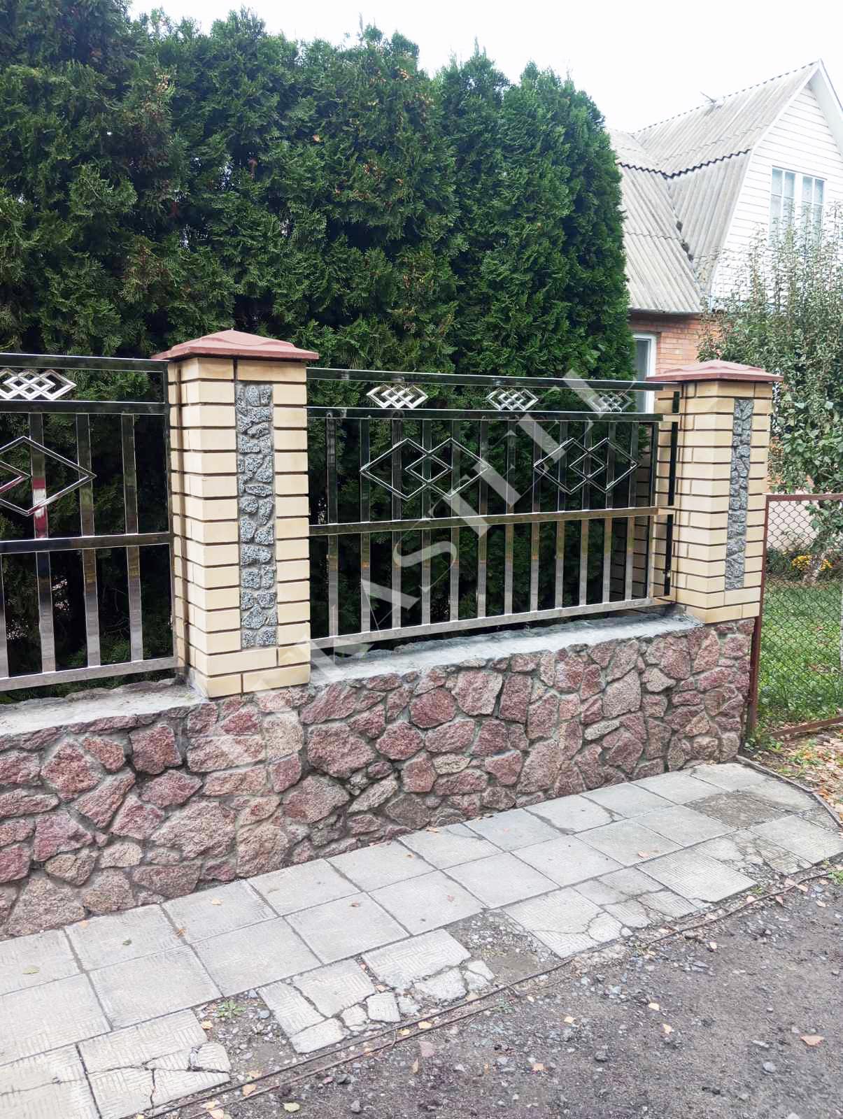 забор з нержавійки, фото 3