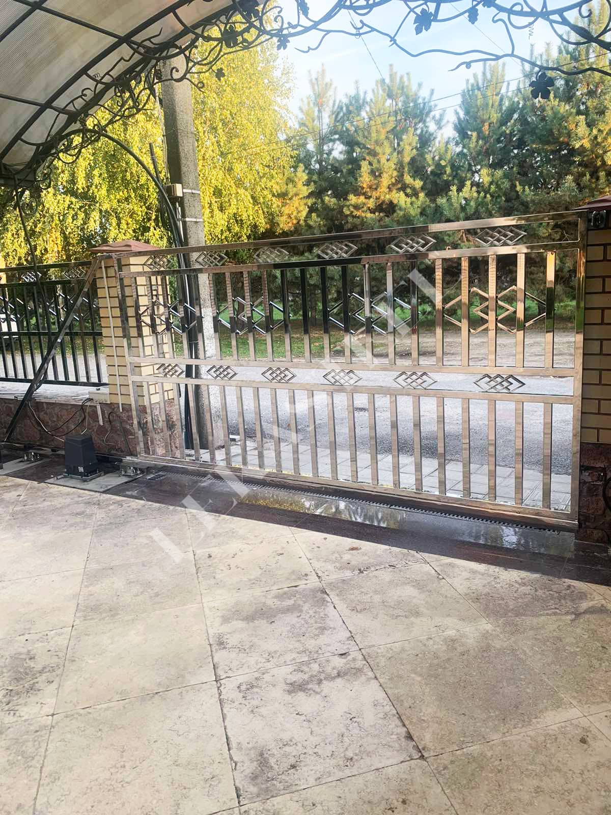 ворота з нержавійки, фото 14