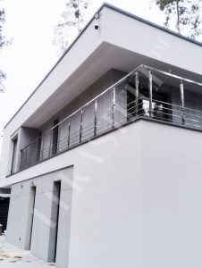 Перила на террасу, ограждение для террас из стекла, фото 1