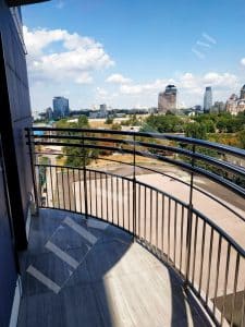 Перила на террасу, ограждение для террас из стекла, фото 28