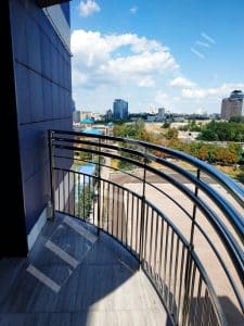 Перила на террасу, ограждение для террас из стекла, фото 31