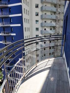 Перила на террасу, ограждение для террас из стекла, фото 29