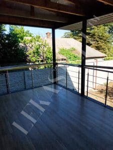 Перила на террасу, ограждение для террас из стекла, фото 17