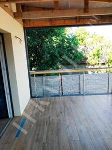 Перила на террасу, ограждение для террас из стекла, фото 18