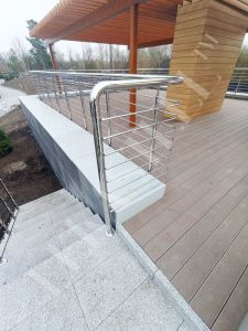 Перила на террасу, ограждение для террас из стекла, фото 37