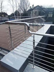 Перила на террасу, ограждение для террас из стекла, фото 40