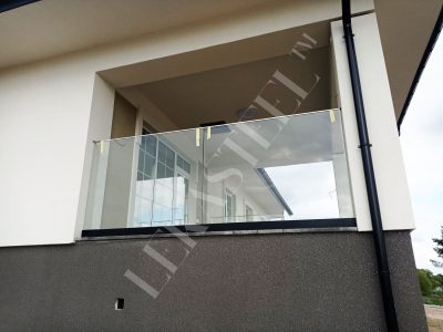 Перила на террасу, ограждение для террас из стекла, фото 5