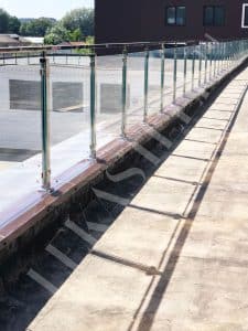 Перила на террасу, ограждение для террас из стекла 52