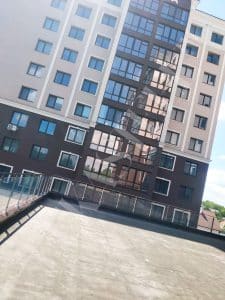 Перила на террасу, ограждение для террас из стекла 49