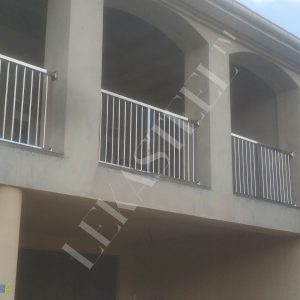 Перила на террасу, ограждение для террас из стекла 78