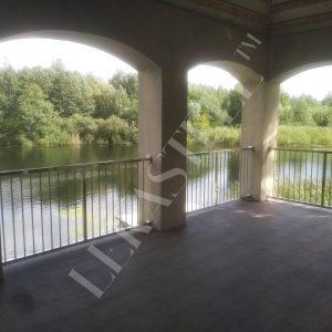 Перила на террасу, ограждение для террас из стекла 81