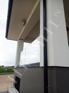 Перила на террасу, ограждение для террас из стекла, фото 6