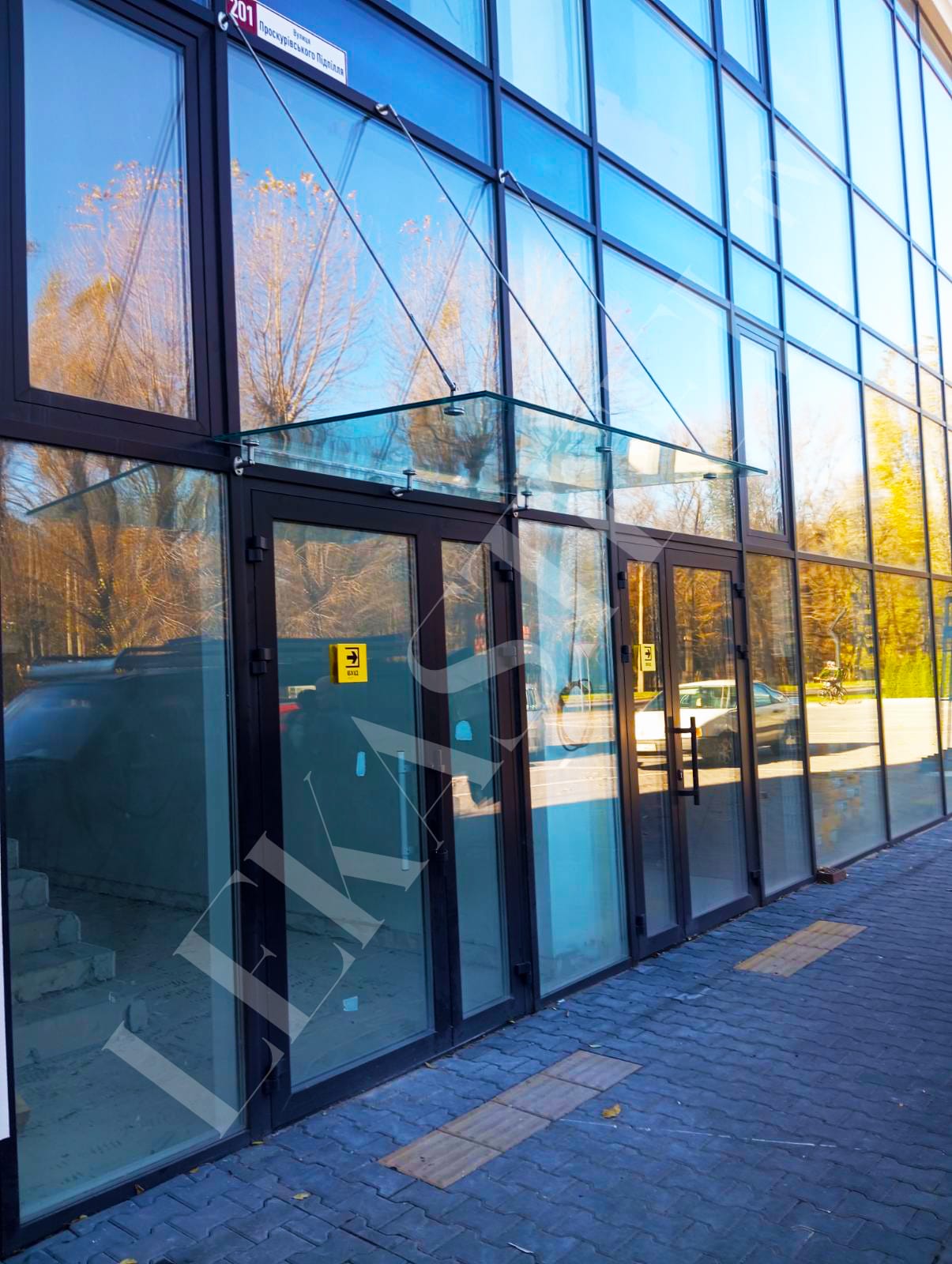 стеклянные козырьки и навесы, фото 20