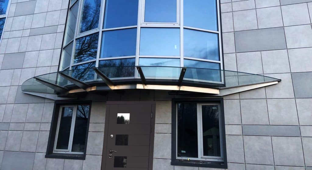 стеклянные козырьки и навесы, фото 9