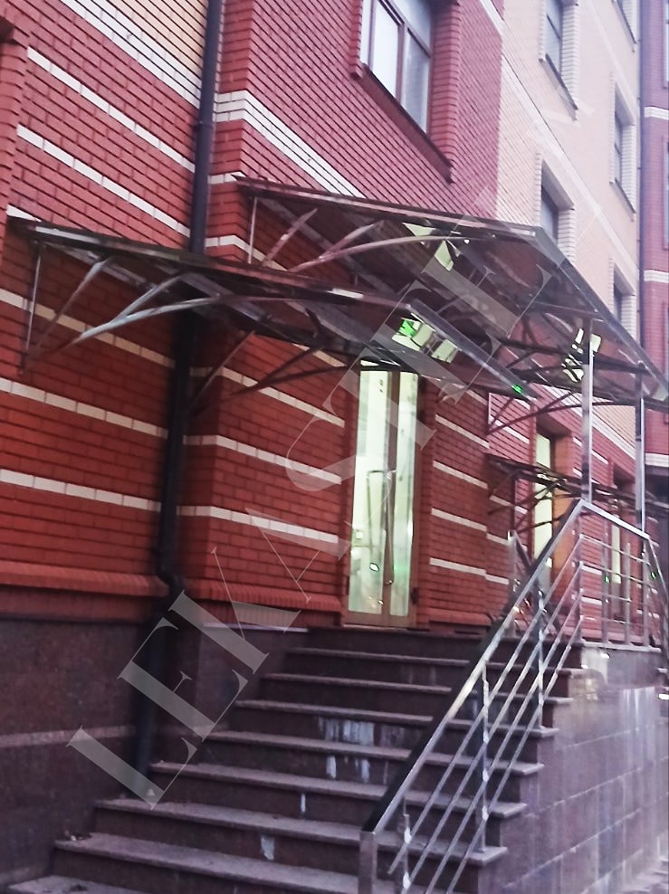 стеклянные козырьки и навесы, фото 7