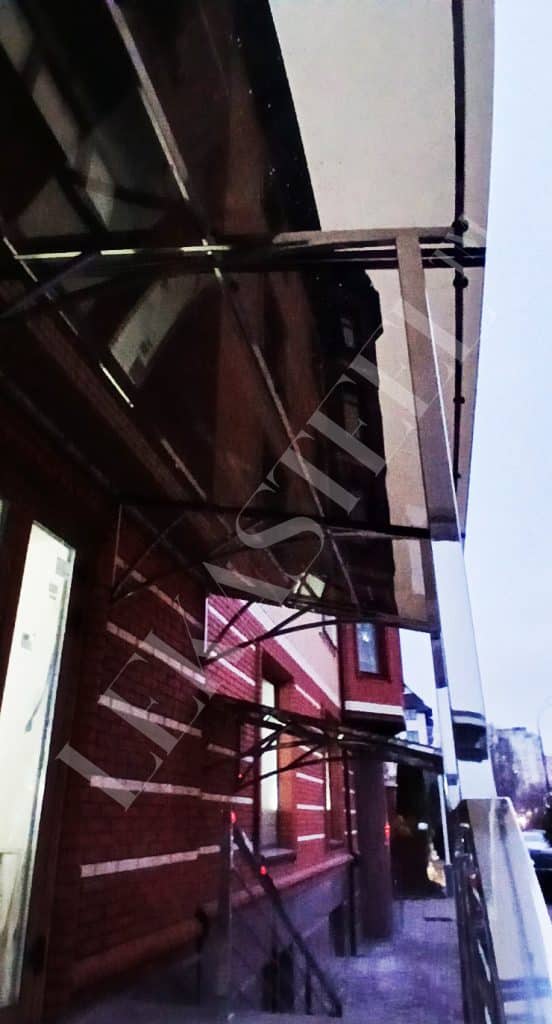 стеклянные козырьки и навесы, фото 6