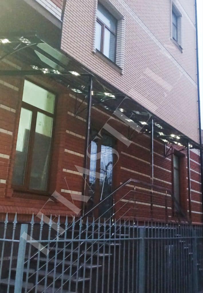 стеклянные козырьки и навесы, фото 3