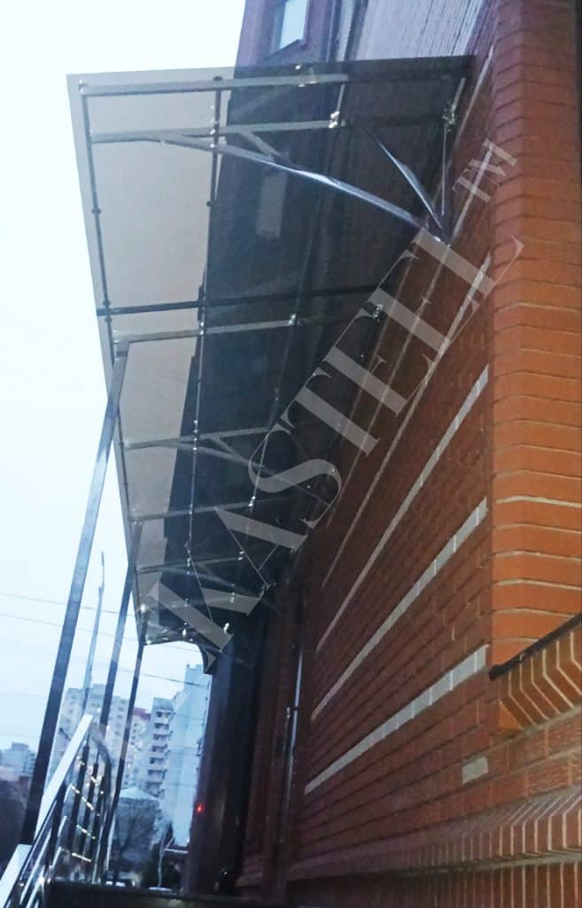 стеклянные козырьки и навесы, фото 2