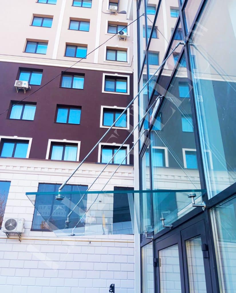 стеклянные козырьки и навесы, фото 19