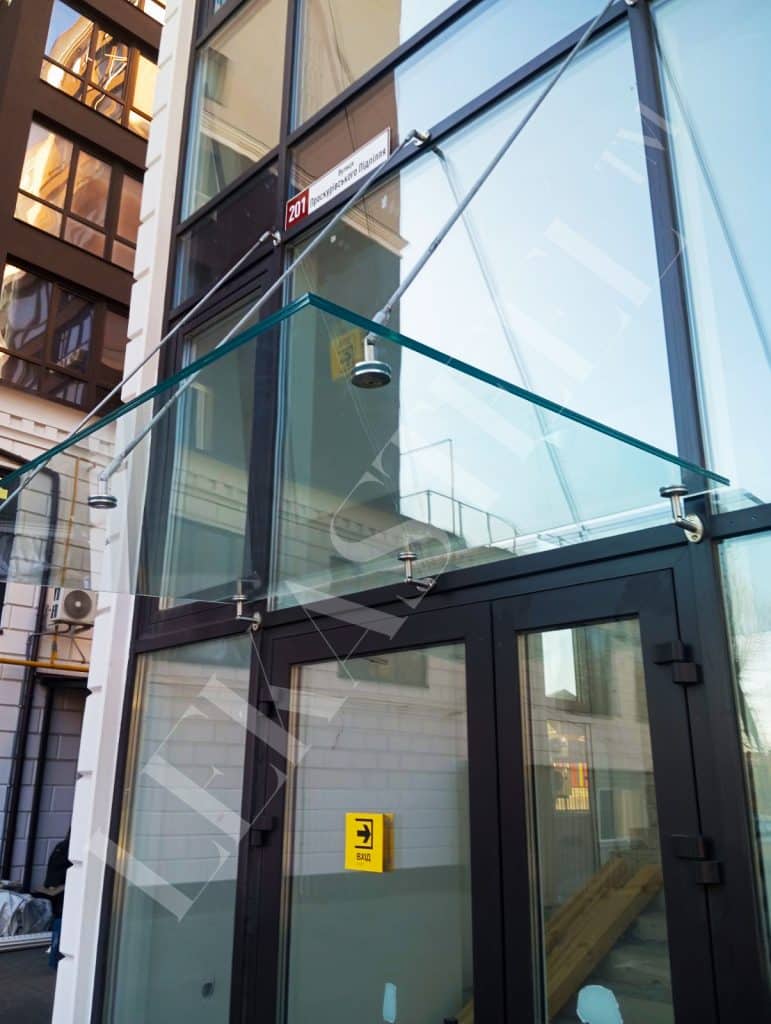 стеклянные козырьки и навесы, фото 18