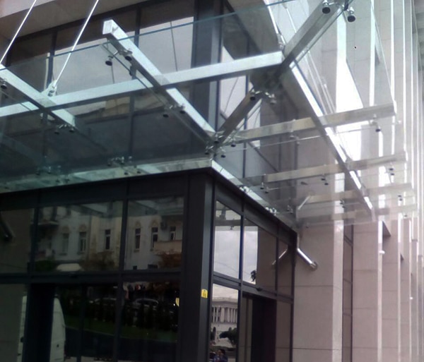 стеклянные козырьки и навесы, фото 17