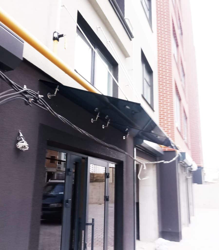 стеклянные козырьки и навесы, фото 16