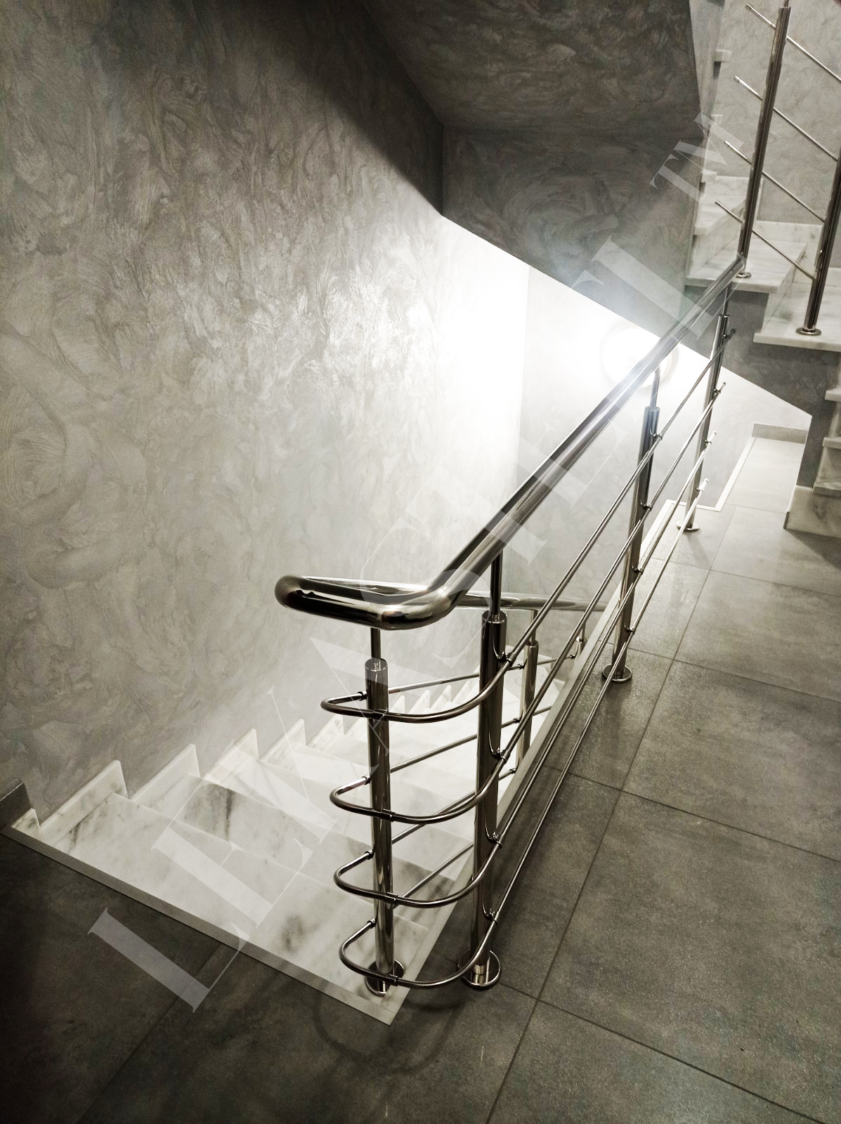 перила из нержавейки, цена с монтажом и гарантией